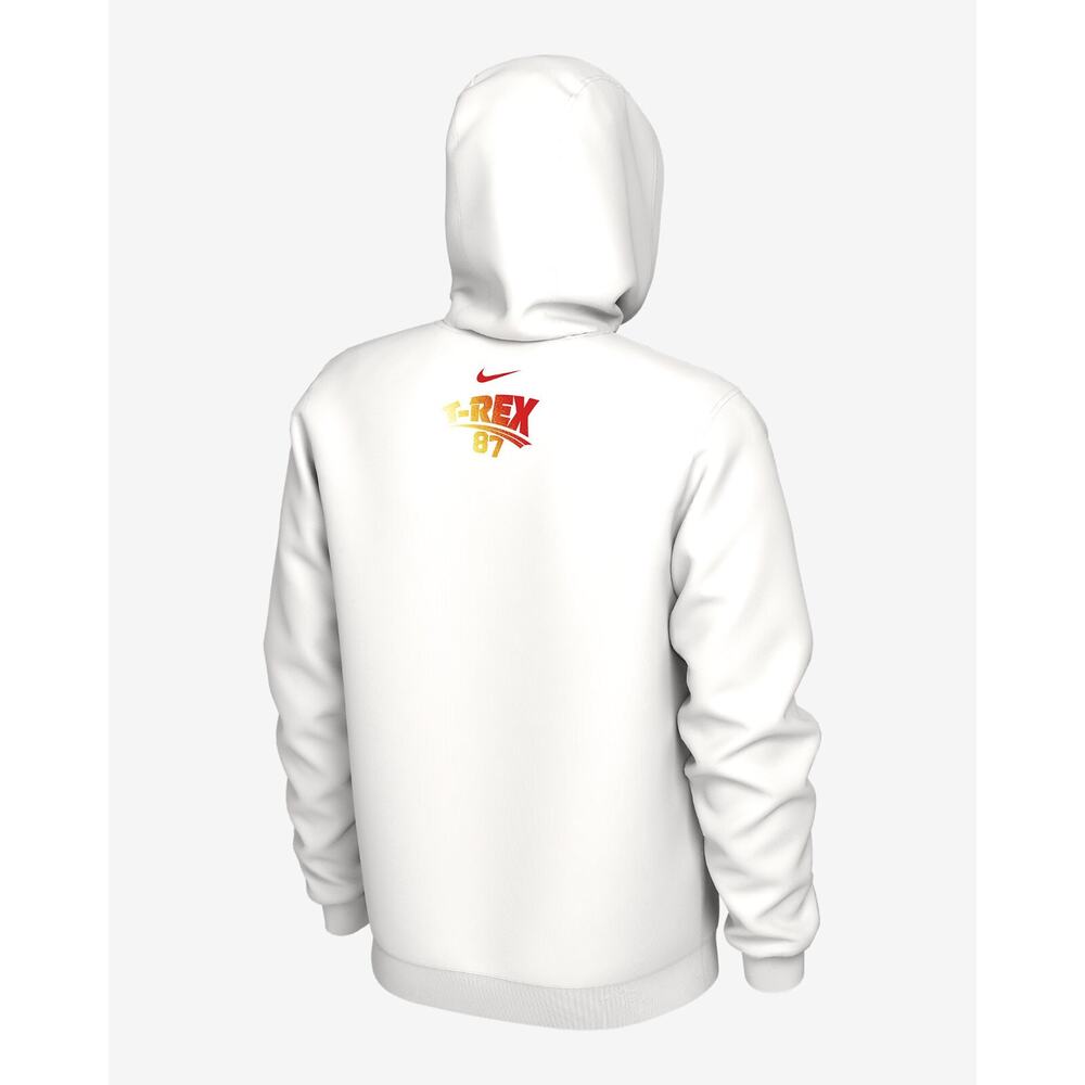 Nike Travis Kelce T-Rex Sweatshirt Hoodie KC Kansas City Chiefs 87 White Medium - Picture 5 of 12